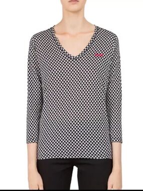 Gerard Darel Ness Heart Print Tee